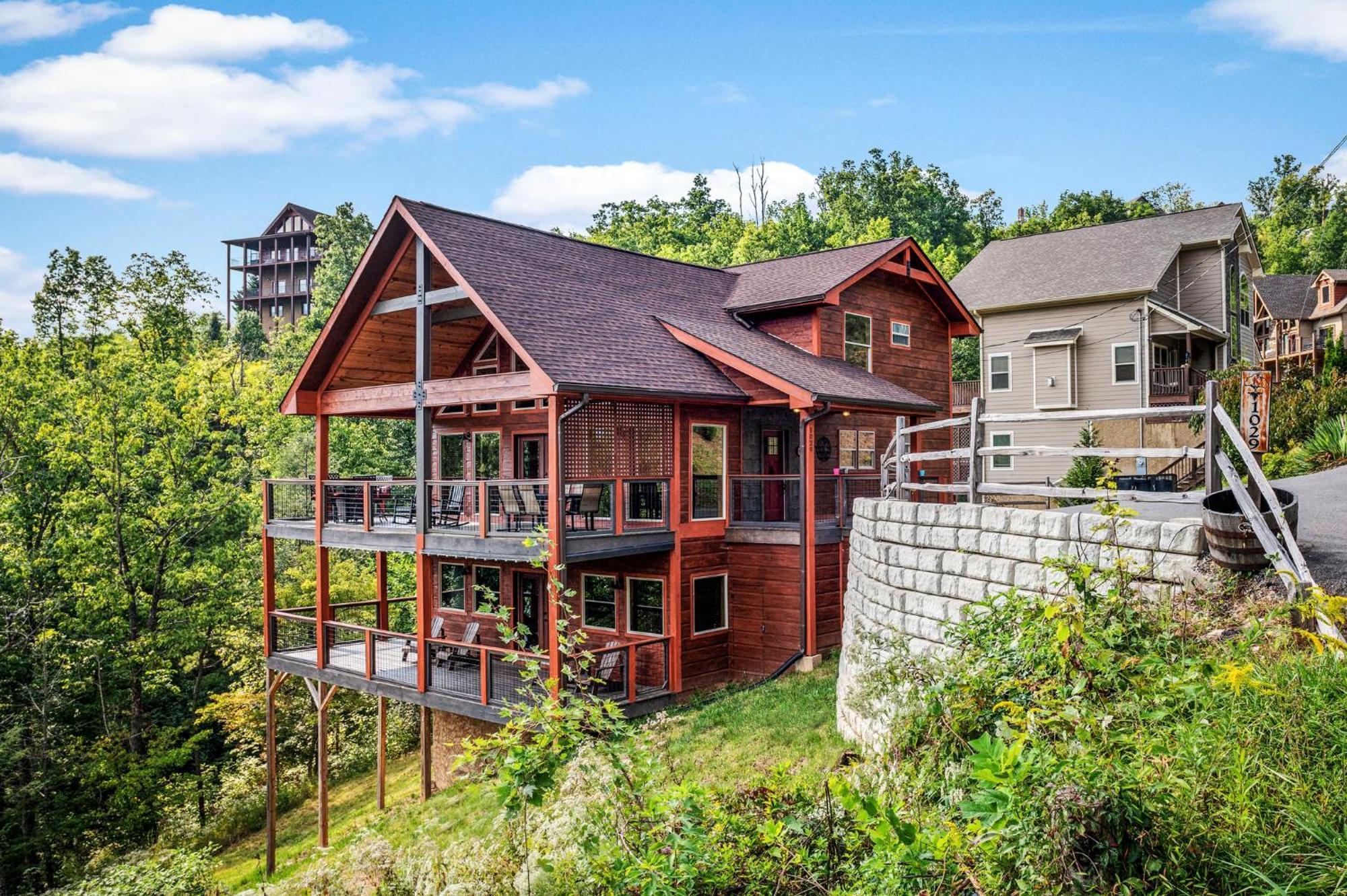 Tennessee Roots By Stony Brook Cabins แกตลิงเบิร์ก ภายนอก รูปภาพ